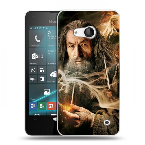 Дизайнерский пластиковый чехол для Microsoft Lumia 550 Хоббит