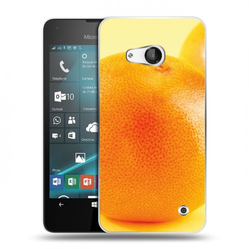 Дизайнерский пластиковый чехол для Microsoft Lumia 550 Апельсины