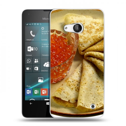 Дизайнерский пластиковый чехол для Microsoft Lumia 550 Блины