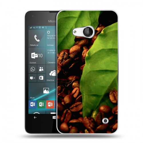 Дизайнерский пластиковый чехол для Microsoft Lumia 550 Кофе напиток