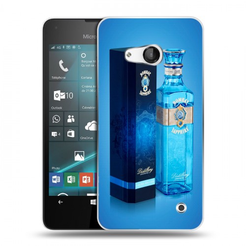 Дизайнерский пластиковый чехол для Microsoft Lumia 550 Bombay Sapphire