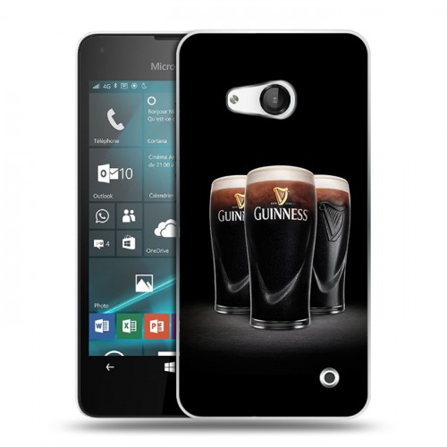 Дизайнерский пластиковый чехол для Microsoft Lumia 550 Guinness