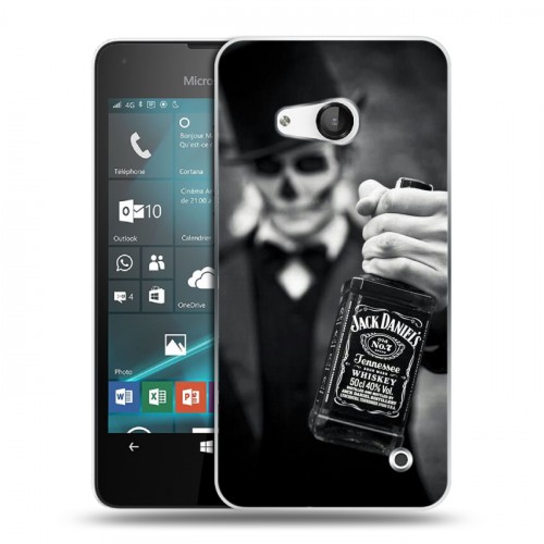 Дизайнерский пластиковый чехол для Microsoft Lumia 550 Jack Daniels