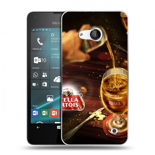 Дизайнерский пластиковый чехол для Microsoft Lumia 550 Stella Artois