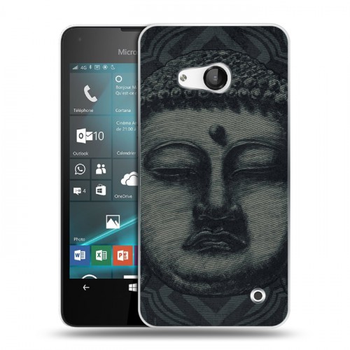 Дизайнерский пластиковый чехол для Microsoft Lumia 550 Священный Будда