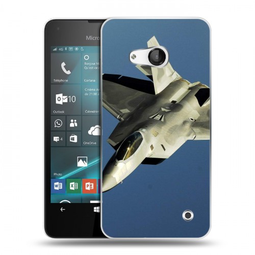 Дизайнерский пластиковый чехол для Microsoft Lumia 550 Самолеты