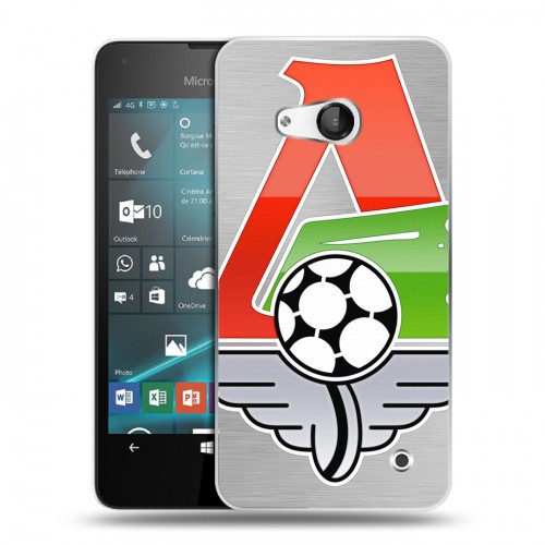 Дизайнерский пластиковый чехол для Microsoft Lumia 550 Локомотив