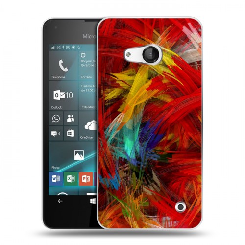 Дизайнерский пластиковый чехол для Microsoft Lumia 550 Энергия красоты