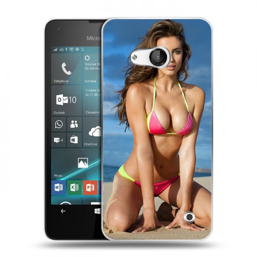 Дизайнерский пластиковый чехол для Microsoft Lumia 550 Ирина Шейк