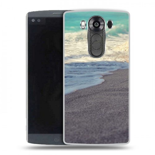 Дизайнерский пластиковый чехол для LG V10 пляж