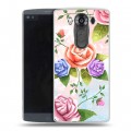 Дизайнерский пластиковый чехол для LG V10 Романтик цветы
