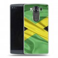 Дизайнерский пластиковый чехол для LG V10 Флаг Ямайки