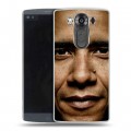 Дизайнерский пластиковый чехол для LG V10 Барак Обама