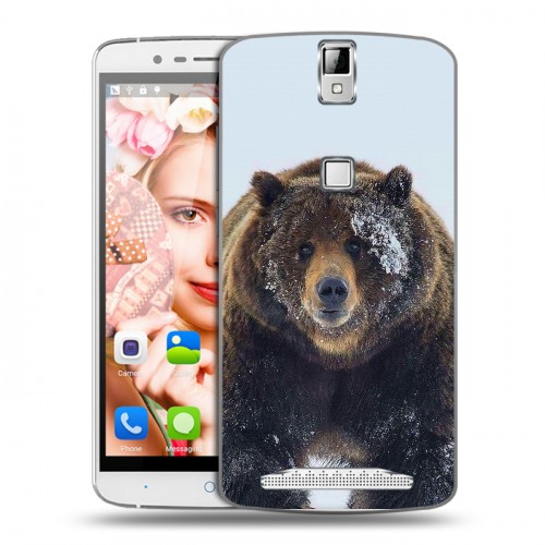 Дизайнерский пластиковый чехол для Elephone P8000 Медведь