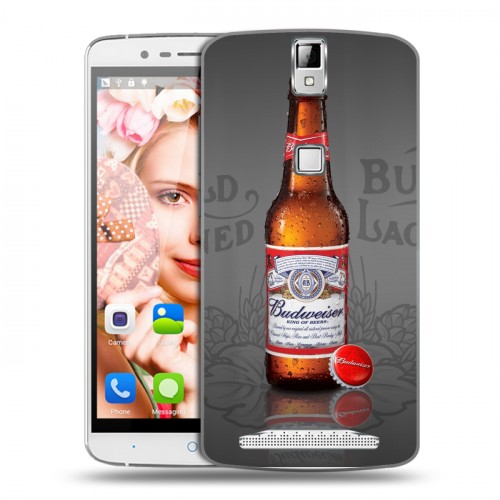 Дизайнерский пластиковый чехол для Elephone P8000 Budweiser