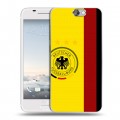 Дизайнерский пластиковый чехол для HTC One A9 Флаг Германии