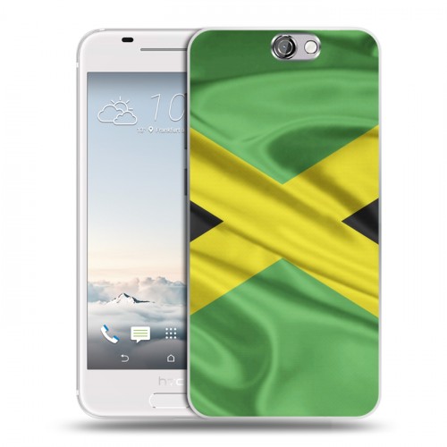 Дизайнерский пластиковый чехол для HTC One A9 Флаг Ямайки