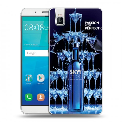 Дизайнерский пластиковый чехол для Huawei ShotX Skyy Vodka