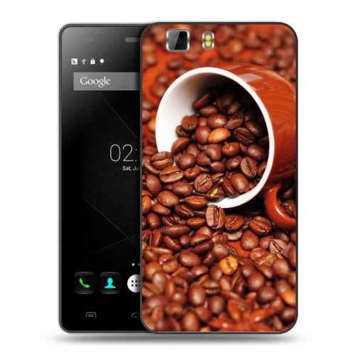 Дизайнерский силиконовый чехол для Doogee X5 Кофе напиток