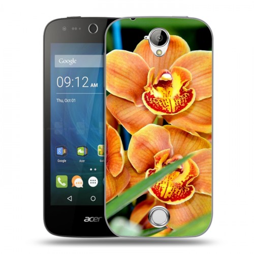 Дизайнерский силиконовый чехол для Acer Liquid Z330 Орхидеи