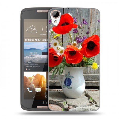 Дизайнерский пластиковый чехол для HTC Desire 828 Мак