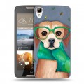 Дизайнерский силиконовый чехол для HTC Desire 828 Собаки