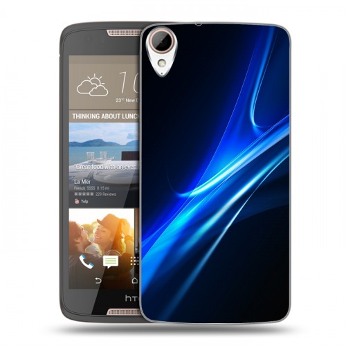 Дизайнерский силиконовый чехол для HTC Desire 828 Энергия красоты