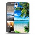 Дизайнерский пластиковый чехол для HTC Desire 828 Пляж