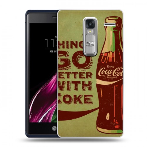 Дизайнерский пластиковый чехол для LG Class Coca-cola