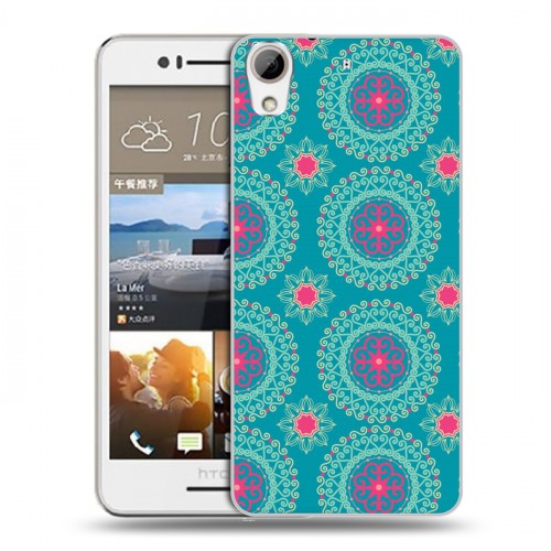 Дизайнерский пластиковый чехол для HTC Desire 728 Богемские шаблоны