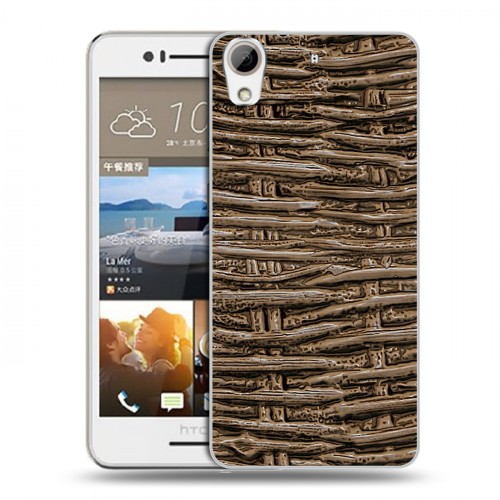 Дизайнерский пластиковый чехол для HTC Desire 728 Плетеные текстуры
