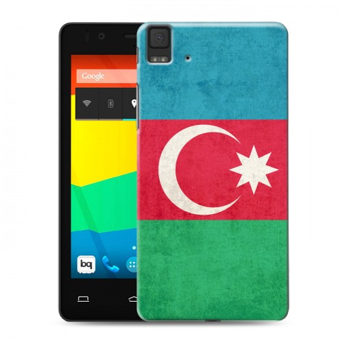 Дизайнерский силиконовый чехол для BQ Aquaris E4.5 Флаг Азербайджана