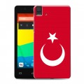 Дизайнерский силиконовый чехол для BQ Aquaris E4.5 Флаг Турции