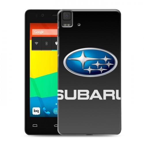 Дизайнерский силиконовый чехол для BQ Aquaris E4.5 Subaru