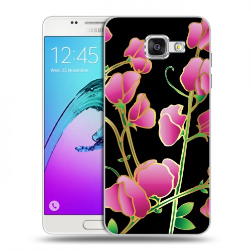 Дизайнерский силиконовый чехол для Samsung Galaxy A5 (2016) Люксовые цветы