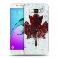 Дизайнерский силиконовый чехол для Samsung Galaxy A5 (2016) флаг Канады