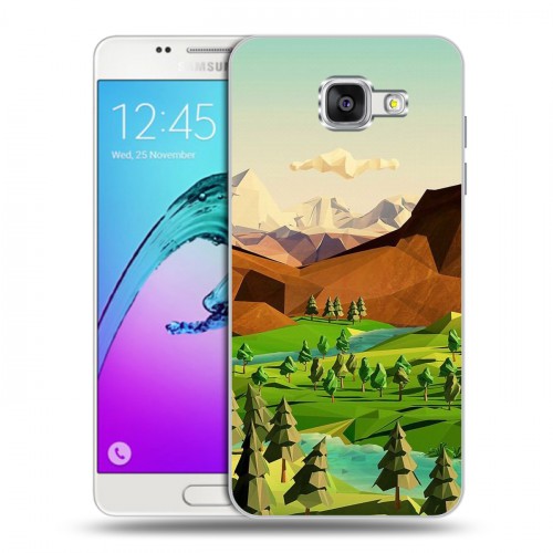 Дизайнерский силиконовый чехол для Samsung Galaxy A5 (2016) Романтика путешествий