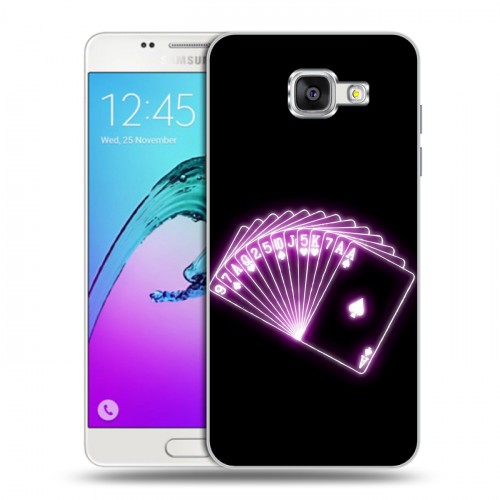 Дизайнерский силиконовый чехол для Samsung Galaxy A5 (2016) Неоновые образы