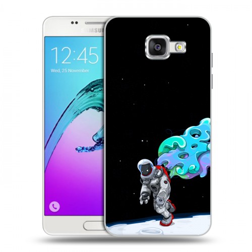 Дизайнерский силиконовый чехол для Samsung Galaxy A5 (2016) Космонавт
