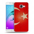Дизайнерский силиконовый чехол для Samsung Galaxy A5 (2016) Флаг Турции