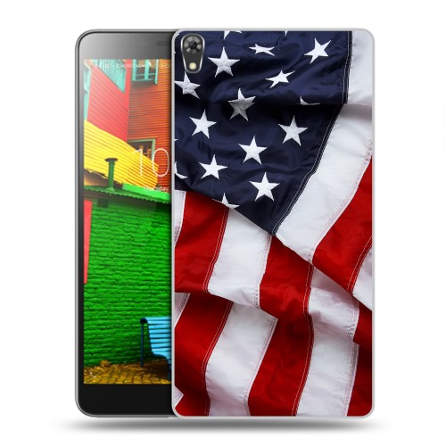 Дизайнерский силиконовый чехол для Lenovo Phab Флаг США