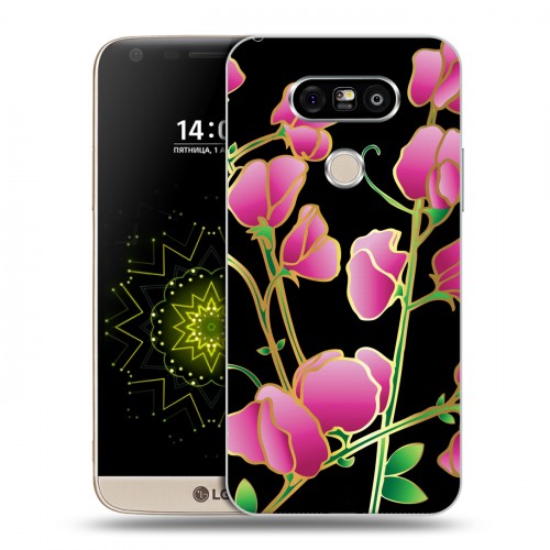 Дизайнерский пластиковый чехол для LG G5 Люксовые цветы
