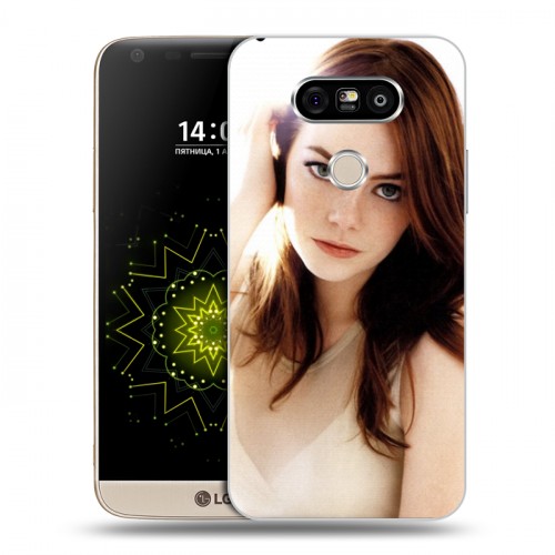 Дизайнерский пластиковый чехол для LG G5 Эмма Стоун