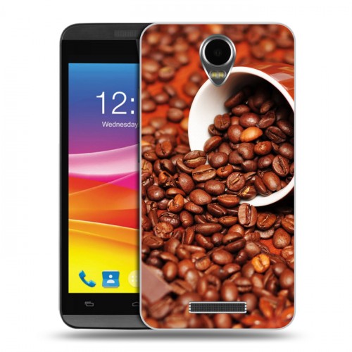 Дизайнерский силиконовый чехол для Micromax Canvas Power Кофе напиток