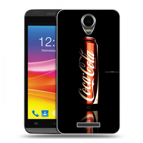 Дизайнерский силиконовый чехол для Micromax Canvas Power Coca-cola