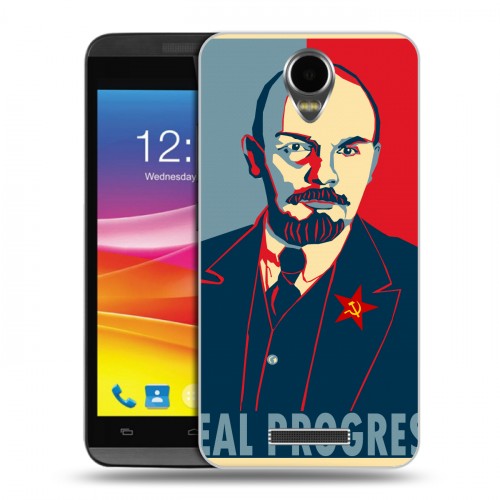 Дизайнерский силиконовый чехол для Micromax Canvas Power Владимир Ленин