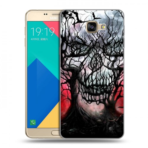 Дизайнерский силиконовый чехол для Samsung Galaxy A9 хэллоуин