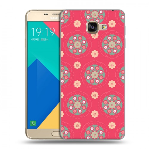 Дизайнерский силиконовый чехол для Samsung Galaxy A9 Богемские шаблоны