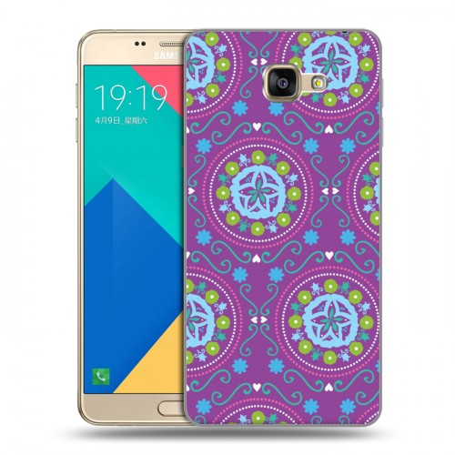 Дизайнерский силиконовый чехол для Samsung Galaxy A9 Богемские шаблоны