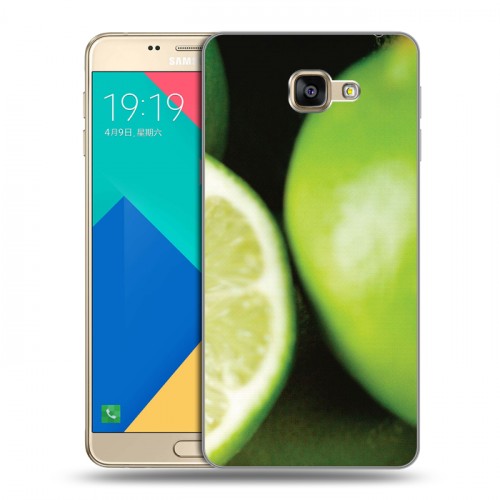 Дизайнерский силиконовый чехол для Samsung Galaxy A9 Лайм